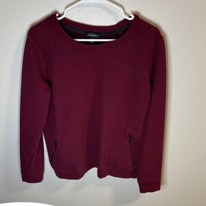 Le Chateau Women's Maroon Sweatshirt